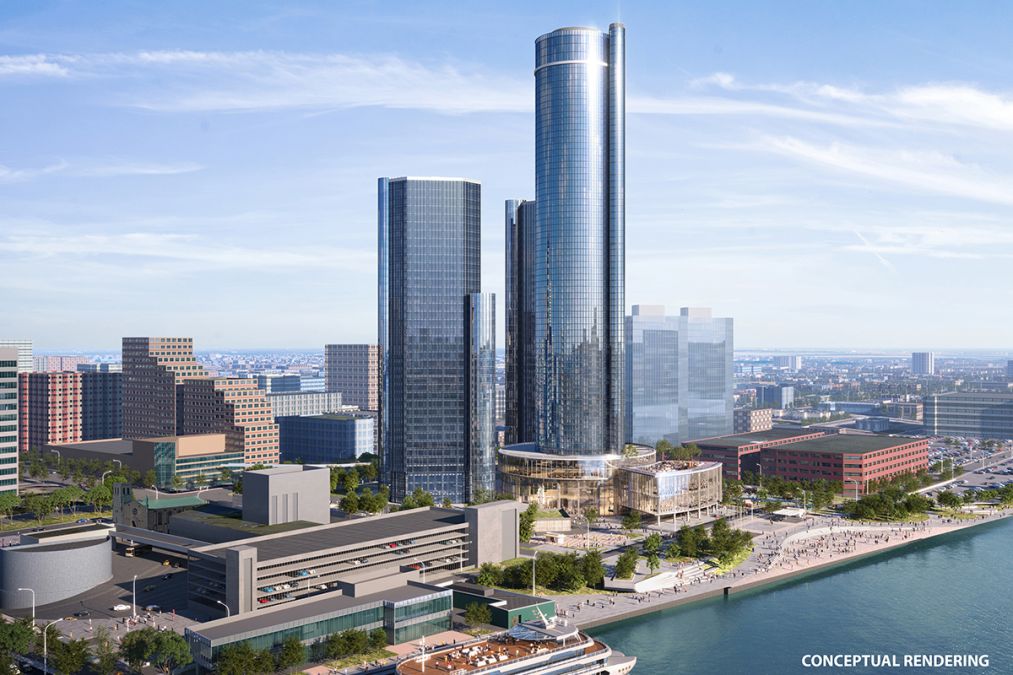Renaissance Center 600 Tower heads to auction March 17